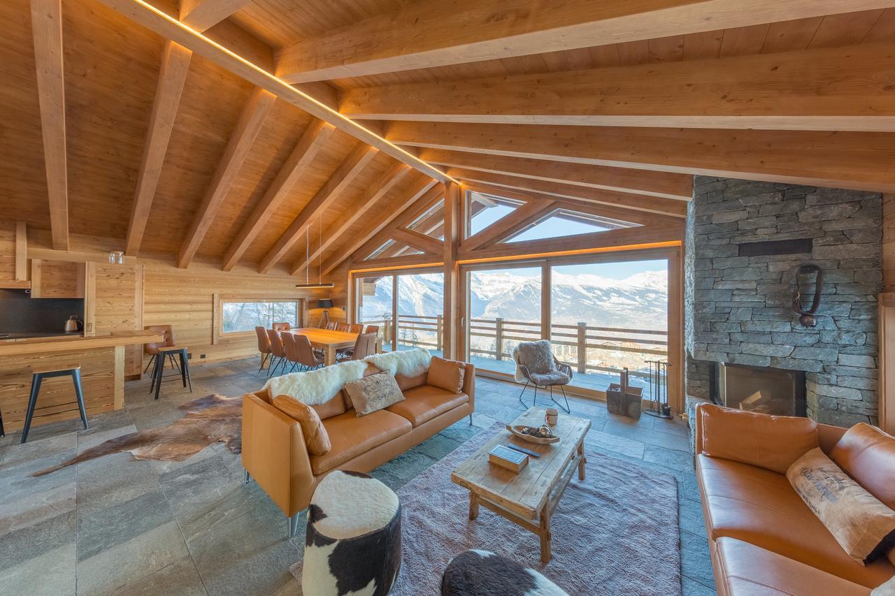 Oak Tree Chalet - On The Ski Slope - Luxury! Nendaz Exterior photo