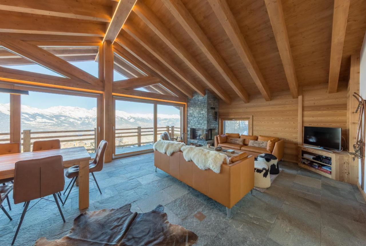 Oak Tree Chalet - On The Ski Slope - Luxury! Nendaz Exterior photo