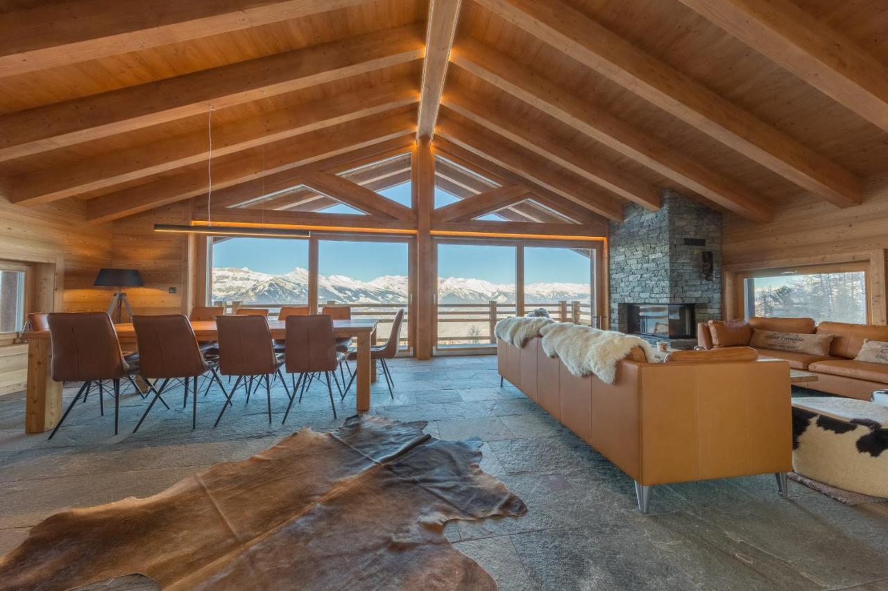 Oak Tree Chalet - On The Ski Slope - Luxury! Nendaz Exterior photo