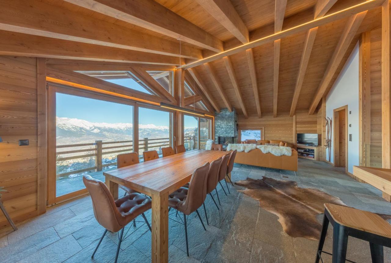Oak Tree Chalet - On The Ski Slope - Luxury! Nendaz Exterior photo